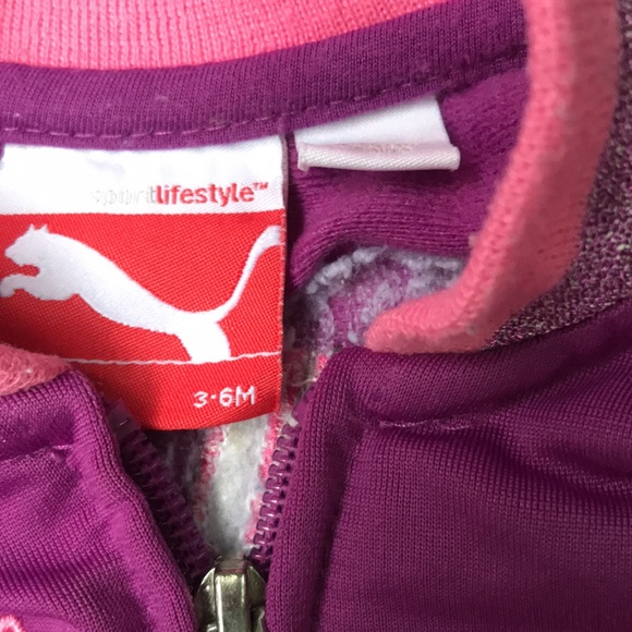 Puma Jacket Girl’s Size 3-6 Months - Picture 5 of 7